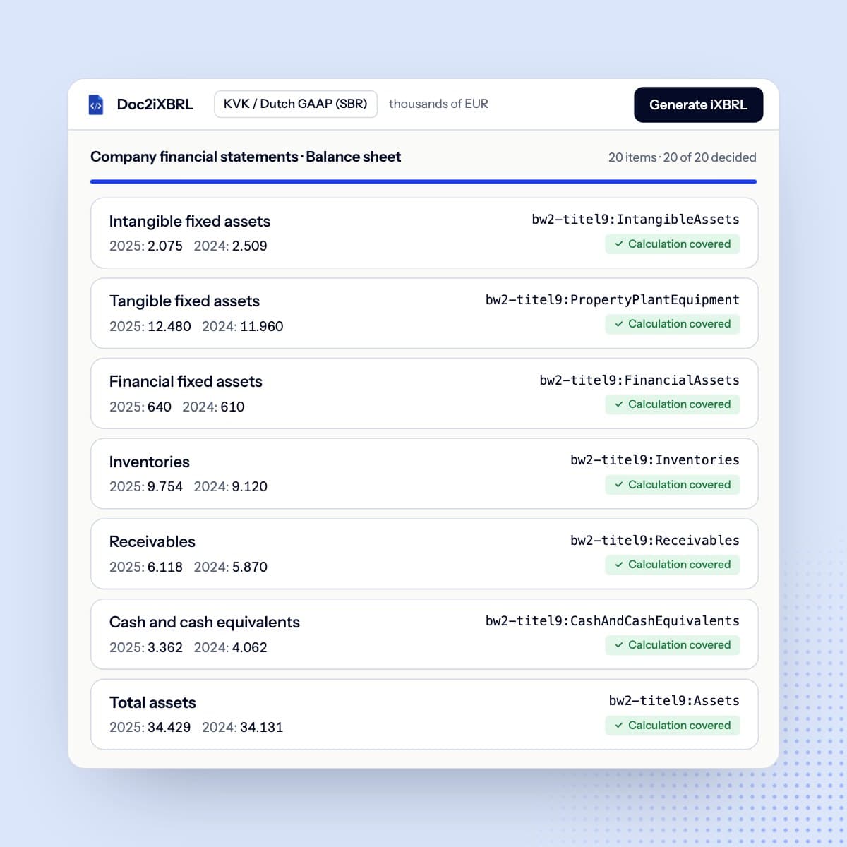 Doc2iXBRL in 30 seconds: upload, tag, validate, file